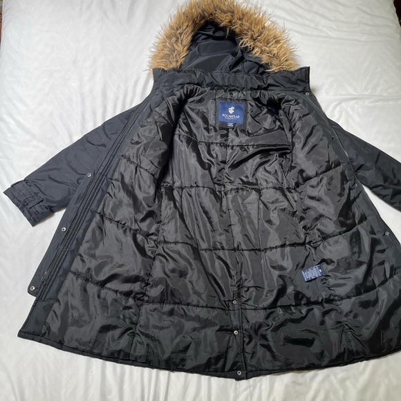 Rocawear Black Parka with Faux Fur Hood - Picture 5 of 7